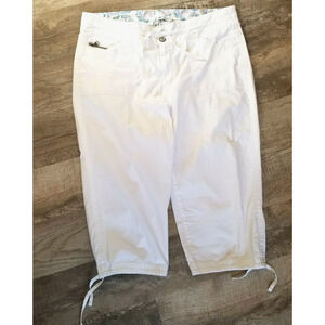 Lee Just Below The Waist Flat Front Capri Pants - Plus Size 16 Medium